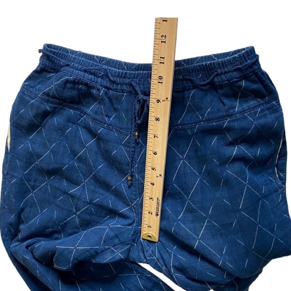 Anthropologie Hei Hei Drawstring Waist Cropped Printed Pants Women’s Size XS - Picture 7 of 11